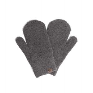 ComfyLuxe Solid Knit Mittens - Grey